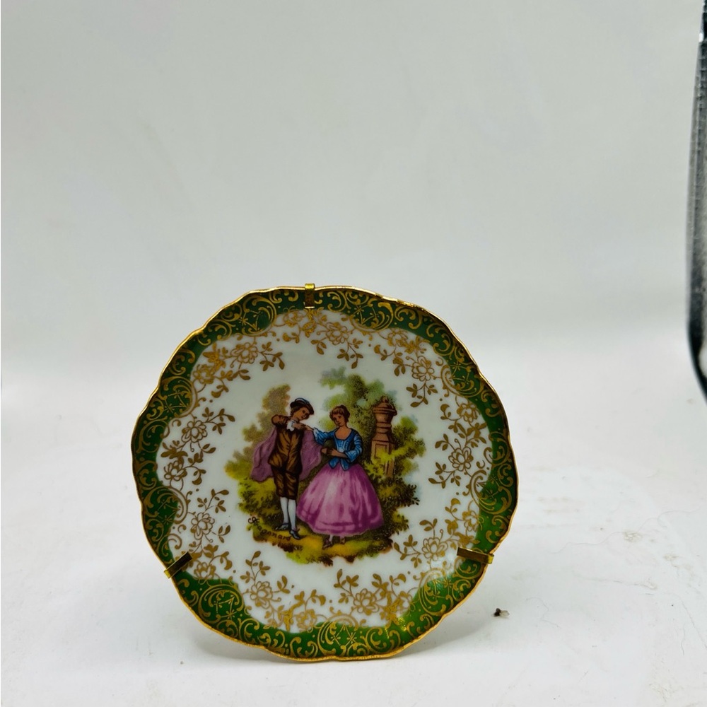 Miniature Porcelain Plate Limoges - Picture 2 of 4